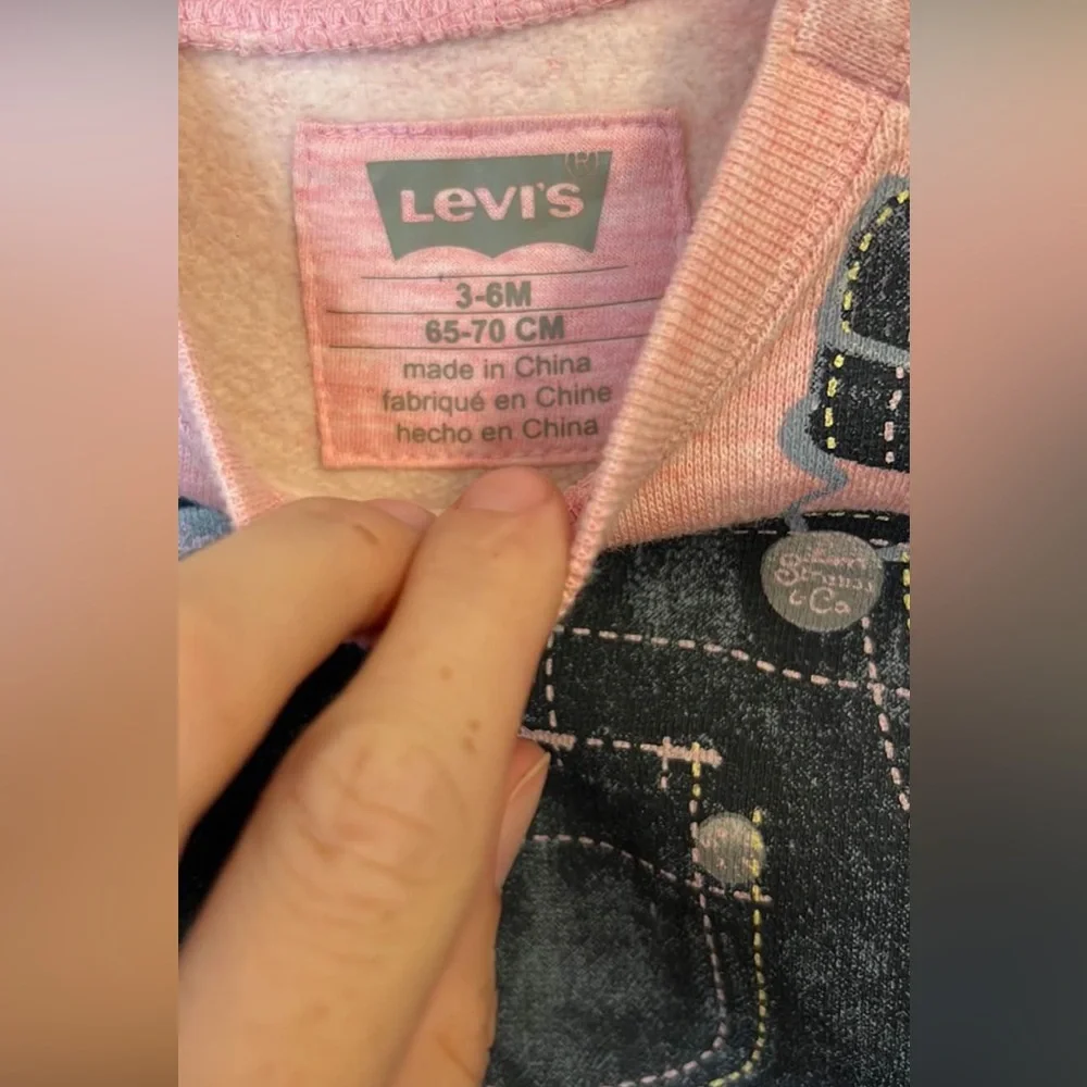 3-6 Month Levi’s Sweater Dress 🌺 (free with purchase) ✨Host Pick✨ - Picture 2 of 3